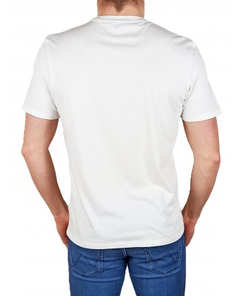 T-shirty Wrangler T-shirty 2Pac Biały + Denim Wrangler 7BZFQ84Z